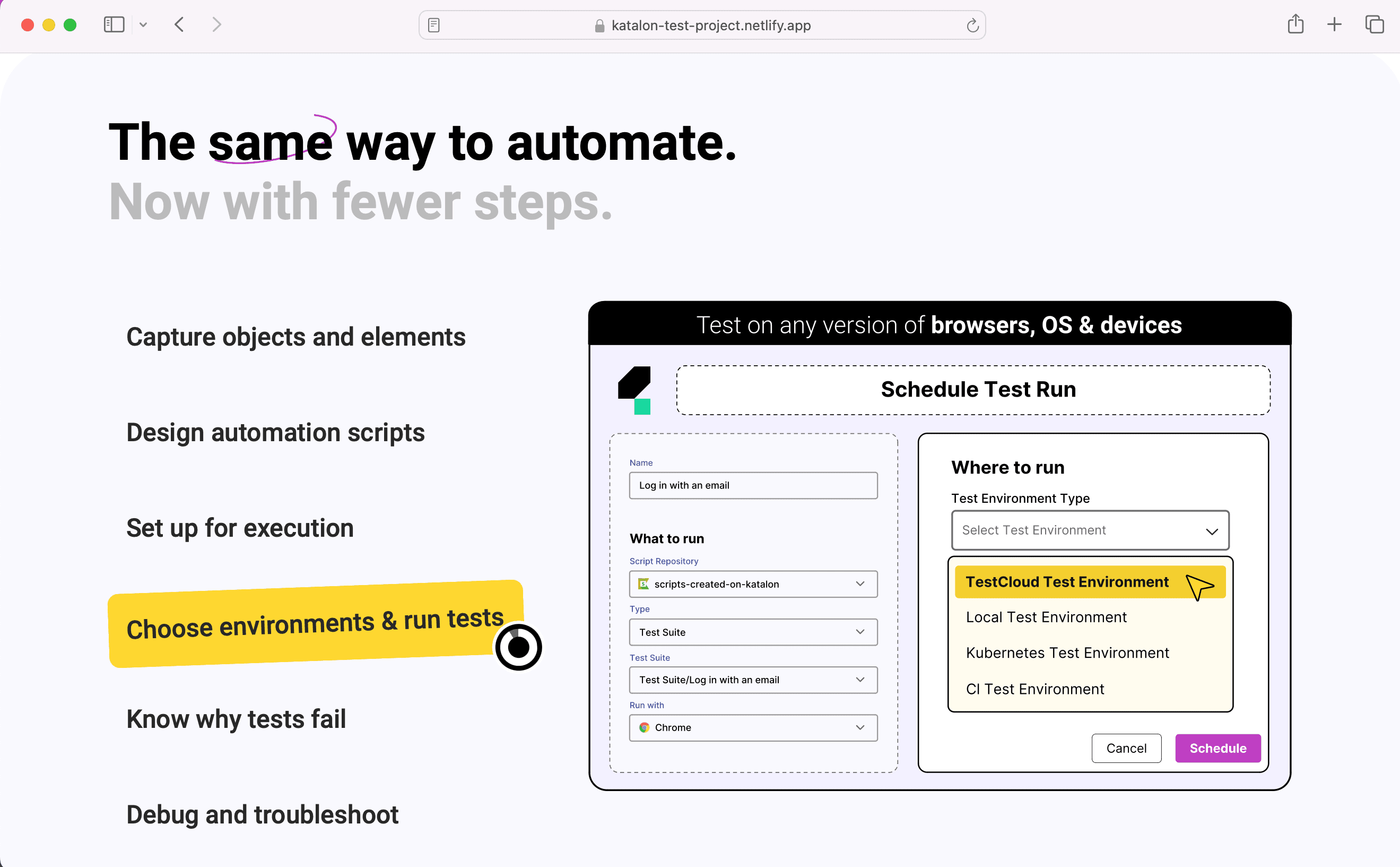 Katalon Test-Project LP